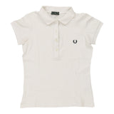 Vintage white Fred Perry Polo Shirt - womens x-small