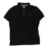 Vintage black Tommy Jeans Polo Shirt - womens small