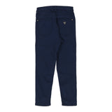 Guess Skinny Trousers - 26W UK 6 Blue Cotton