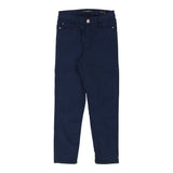 Guess Skinny Trousers - 26W UK 6 Blue Cotton