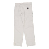 Vintage white Craftsman Cargo Trousers - mens 30" waist