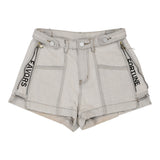 Vintage grey Unbranded Denim Shorts - womens 28" waist