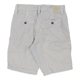 Vintage grey Cotton & Silk Shorts - mens 32" waist