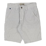 Vintage grey Cotton & Silk Shorts - mens 32" waist