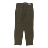 Vintage khaki Holiday Trousers - womens 33" waist