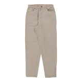 Vintage beige 551 Levis Trousers - womens 30" waist