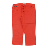 Vintage orange Benetton Shorts - womens 33" waist