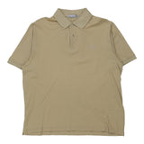 Vintage beige Sergio Tacchini Polo Shirt - mens medium