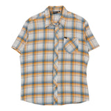 Vintage yellow Lee Short Sleeve Shirt - mens large