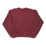 Fruit Of The Loom Sweatshirt - XL Red Cotton Blend