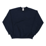Gildan Sweatshirt - XL Navy Cotton Blend