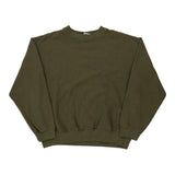 Bold Spirit Sweatshirt - Large Khaki Cotton Blend