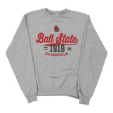 Vintage grey Ball State Cardinals Champion Sweatshirt - mens small