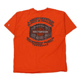 Tennessee Harley Davidson Graphic T-Shirt - 2XL Orange Cotton