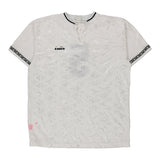 Diadora Football Shirt - Large White Polyester