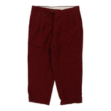 Vintage red Gardeur Trousers - mens 35" waist
