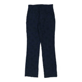 Vintage navy Sasch Trousers - womens 30" waist