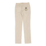 Vintage beige Just Cavalli Trousers - womens 29" waist