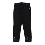 Vintage navy Sandro Ferrone Trousers - womens 29" waist