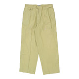 Vintage green Derby Sporting Trousers - mens 32" waist