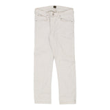 Vintage white Lee Trousers - mens 34" waist