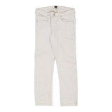 Vintage white Lee Trousers - mens 34" waist