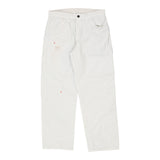 Vintage white Dickies Carpenter Trousers - mens 32" waist