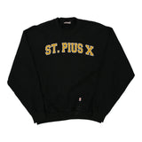 St. Pius X Jerzees Sweatshirt - Large Black Cotton Blend