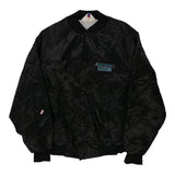 Vintage black Made in USA Hole in The Wall Casino West Ark Varsity Jacket - mens x-large