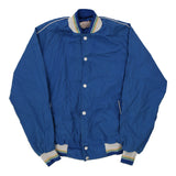 Sears Varsity Jacket - Small Blue Nylon Blend