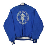 American Gold Wing Association Don Alleson Athletic Varsity Jacket - Large Blue Nylon Blend