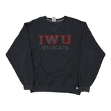 IWU Wildcats Russell Athletic Sweatshirt - Medium Grey Cotton Blend