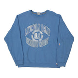 Lincoln Land Russell Athletic College Sweatshirt - Large Blue Cotton Blend