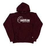 Timberlane Basketball Russell Athletic Hoodie - Large Burgundy Cotton Blend