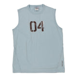 Mushu 04 Disney Graphic Vest - Large Blue Cotton