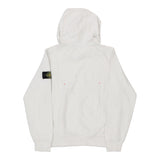 Vintage white Age 10 Stone Island Hoodie - boys medium