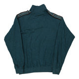 Vintage blue Champion 1/4 Zip - mens large