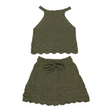 Vintage khaki Unbranded Co-Ord - womens x-small