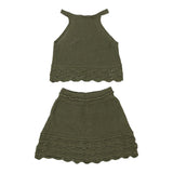 Vintage khaki Unbranded Co-Ord - womens x-small