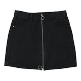 Vintage black Unbranded Denim Skirt - womens medium