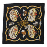 Vintage black Unbranded Scarf - womens no size