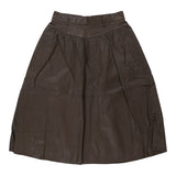 Vintage brown Unbranded Midi Skirt - womens 28" waist