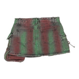 Vintage multicoloured Monique Denim Skirt - womens 28" waist
