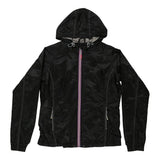 Vintage black Champion Windbreaker - womens large