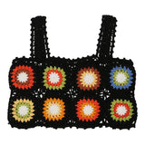 Vintage black Unbranded Crochet Top - womens medium