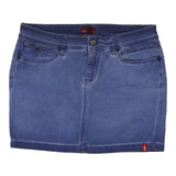Vintage blue Edc Denim Skirt - womens 32" waist