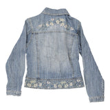 Vintage light wash Y2K Artigli Denim Jacket - womens large