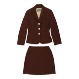 Vintage brown Dolce & Gabbana Full Suit - womens small