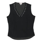 Vintage black Y2K Max & Co Top - womens medium