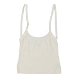 Vintage white Y2K Versace Cami Top - womens large